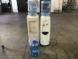 Two water dispensers with 5gallon water jug