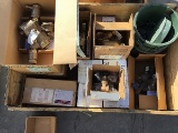 Box with  different  wilkins,Fabco and watts valves And round cover boxes