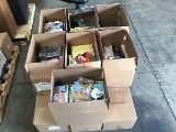 Pallet of assorted library books