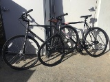 2 bikes (Black bike, gray torker)