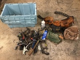 Box of assorted tools