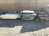6 pallets of miscellaneous wood table tops