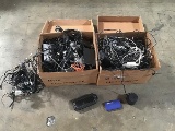 2 boxes of assorted electronics