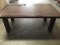 Wooden table size 78”-46”-31” with few outlets