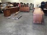 Large disassembled U shape office desk