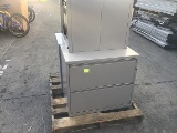 3 two doors metal file cabinets