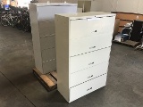 Two 5 drawer metal cabinets