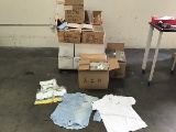 Pallet of assorted boxes of kids cloths and men’s shirts