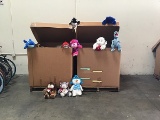 2 boxes of assorted stuffed animals (Boxes not included)