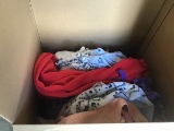 4 boxes of assorted blankets