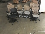 10 assorted lobby chairs