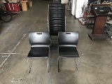 26 black chairs