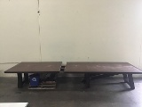 Disassembled conference table