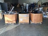 3 boxes of assorted miscellaneous metal (Boxes not inluded)
