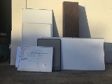 8 classroom whiteboards with single cork board (Wood not included)
