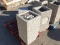 PALLET OF CONCRETE ASH RECEPTACLES NOTE: This unit is being sold AS IS/WHERE IS via Timed Auction an