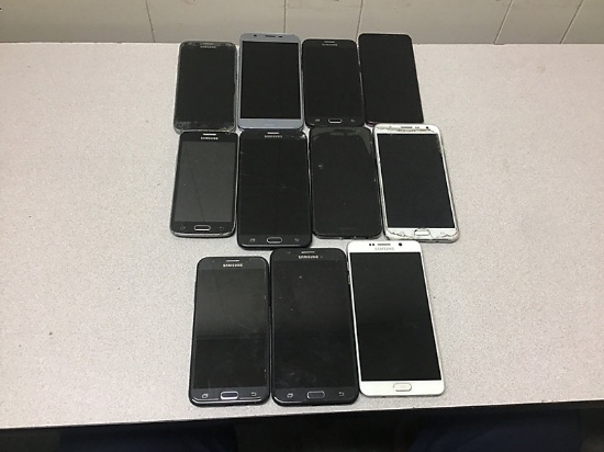 Samsung cellphones (Used Used, possibly locked, some damage, Unknown activation status,no chargers