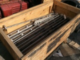 CRATE OF GEAR SHAFTS NOTE: This unit is being sold AS IS/WHERE IS via Timed Auction and is located i