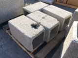 PALLET OF CONCRETE ASH RECEPTACLES NOTE: This unit is being sold AS IS/WHERE IS via Timed Auction an