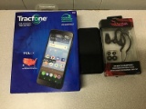 Cell Phones & Ear Buds (Used Used, possibly locked, no chargers, activation status unknown