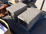 PALLET OF CONCRETE ASH RECEPTACLES NOTE: This unit is being sold AS IS/WHERE IS via Timed Auction an