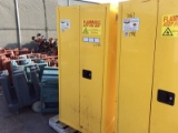 EAGLE 6010 FLAMMABLE SAFETY STORAGE CABINET 60 GAL CAPACITY NOTE: This unit is being sold AS IS/WHER