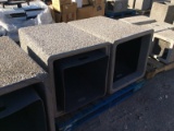 PALLET OF CONCRETE TRASH RECEPTACLES NOTE: This unit is being sold AS IS/WHERE IS via Timed Auction