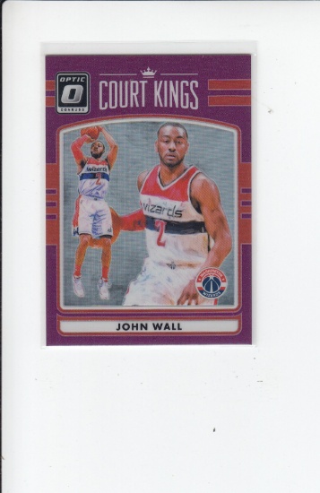 JOHN WALL 2016-17 DONRUSS OPTIC CHROME COURT KINGS PURPLE REFRACTOR