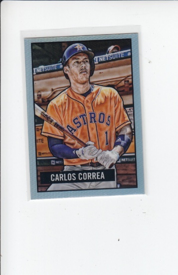 CARLOS CORREA 2017 BOWMAN CHROME 1951 RETRO REFRACTOR