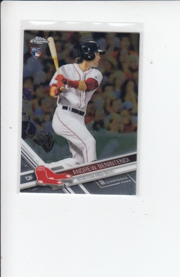 ANDREW BENINTENDI 2017 TOPPS CHROME ROOKIE CARD