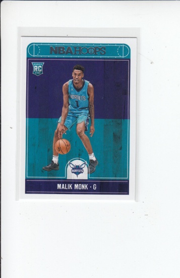 MALIK MONK 2017-18 HOOPS ROOKIE CARD