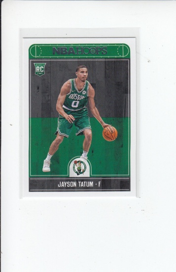 JAYSON TATUM 2017-18 HOOPS ROOKIE CARD