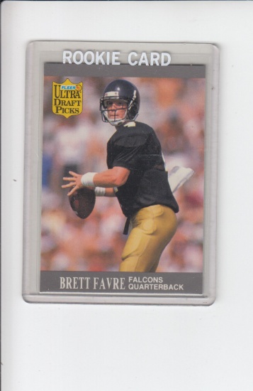 BRETT FAVRE 1991 FLEER ULTRA ROOKIE CARD