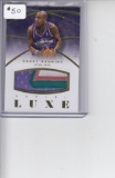 DANNY MANNING 2014-15 PANINI LUXE JUMBO GAME USED 4 COLOR JERSEY PATCH