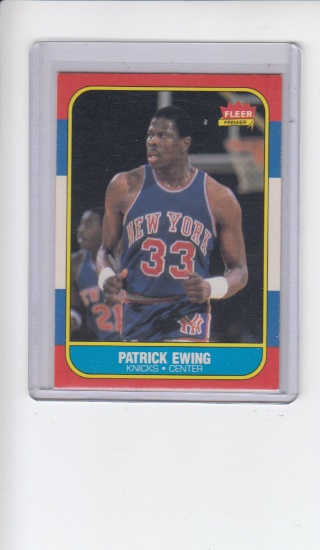 PATRICK EWING 1986-87 FLEER ROOKIE CARD