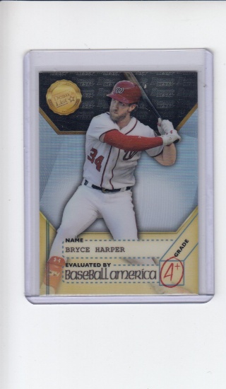 BRYCE HARPER 2017 BOWMANS BEST DEANS LIST REFRACTOR