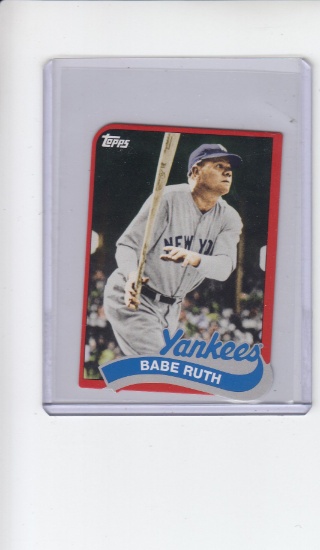 BABE RUTH 2014 TOPPS 1989 MINI DIE CUT INSERT