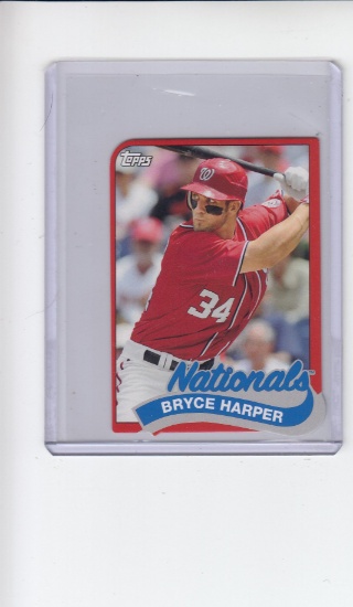 BRYCE HARPER 2014 TOPPS 1989 MINI DIE CUT INSERT