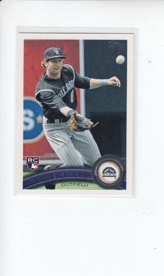 CHARLIE BLACKMON 2011 TOPPS UPDATE ROOKIE CARD