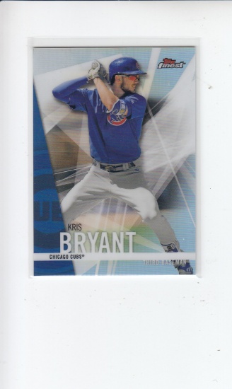 KRIS BRYANT 2017 TOPPS FINEST REFRACTOR