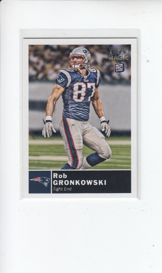 ROB GRONKOWSKI 2010 TOPPS MAGIC ROOKIE CARD