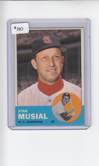 STAN MUSIAL 1963 TOPPS #250