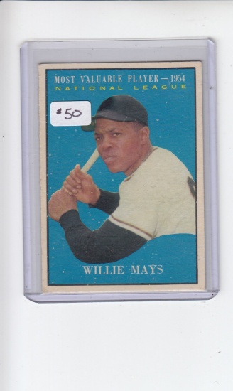 WILLIE MAYS 1961 TOPPS MVP #482