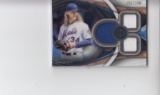 NOAH SYNDERGAARD 2018 TOPPS TRIBUTE TRIPLE GAME USED JERSEY CARD