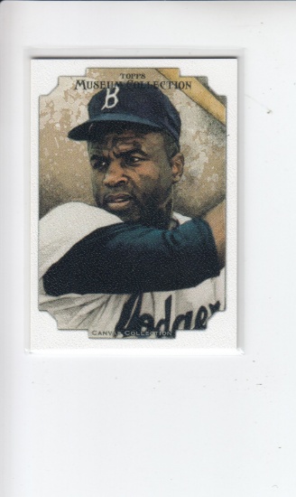 JACKIE ROBINSON 2012 TOPPS MUSEUM CANVAS INSERT