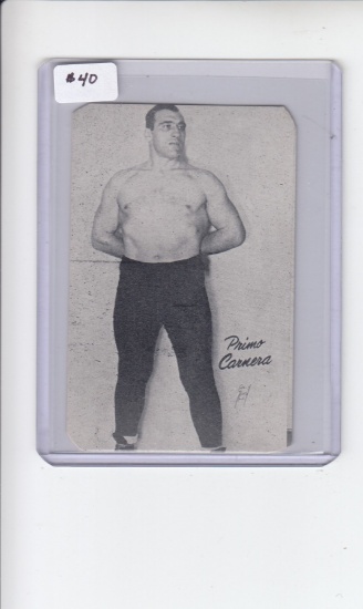 PRIMO CARNERA 1947 BOND BREAD CARD