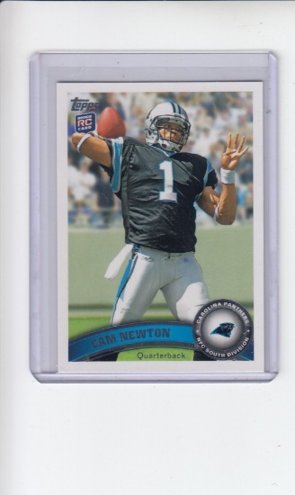 CAM NEWTON 2011 TOPPS ROOKIE CARD