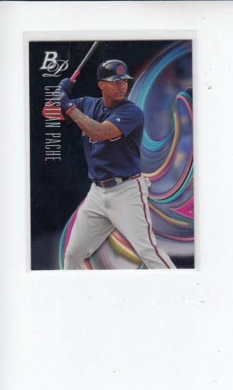 CHRISTIAN PACHE 2018 BOWMAN PLATINUM PROSPECT ROOKIE CARD