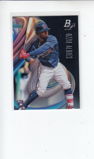 OZZIE ALBIES 2018 BOWMAN PLATINUM ROOKIE CARD