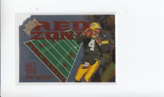 BRETT FAVRE 1998 ABSOLUTE RED ZONE INSERT